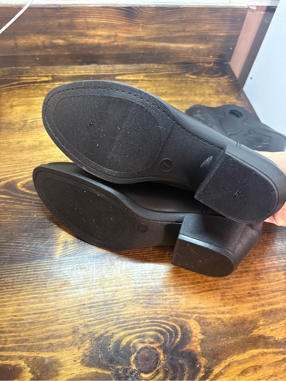 No boundaries black cowgirl rubber/rain boots size 7 - Picture 4 of 8
